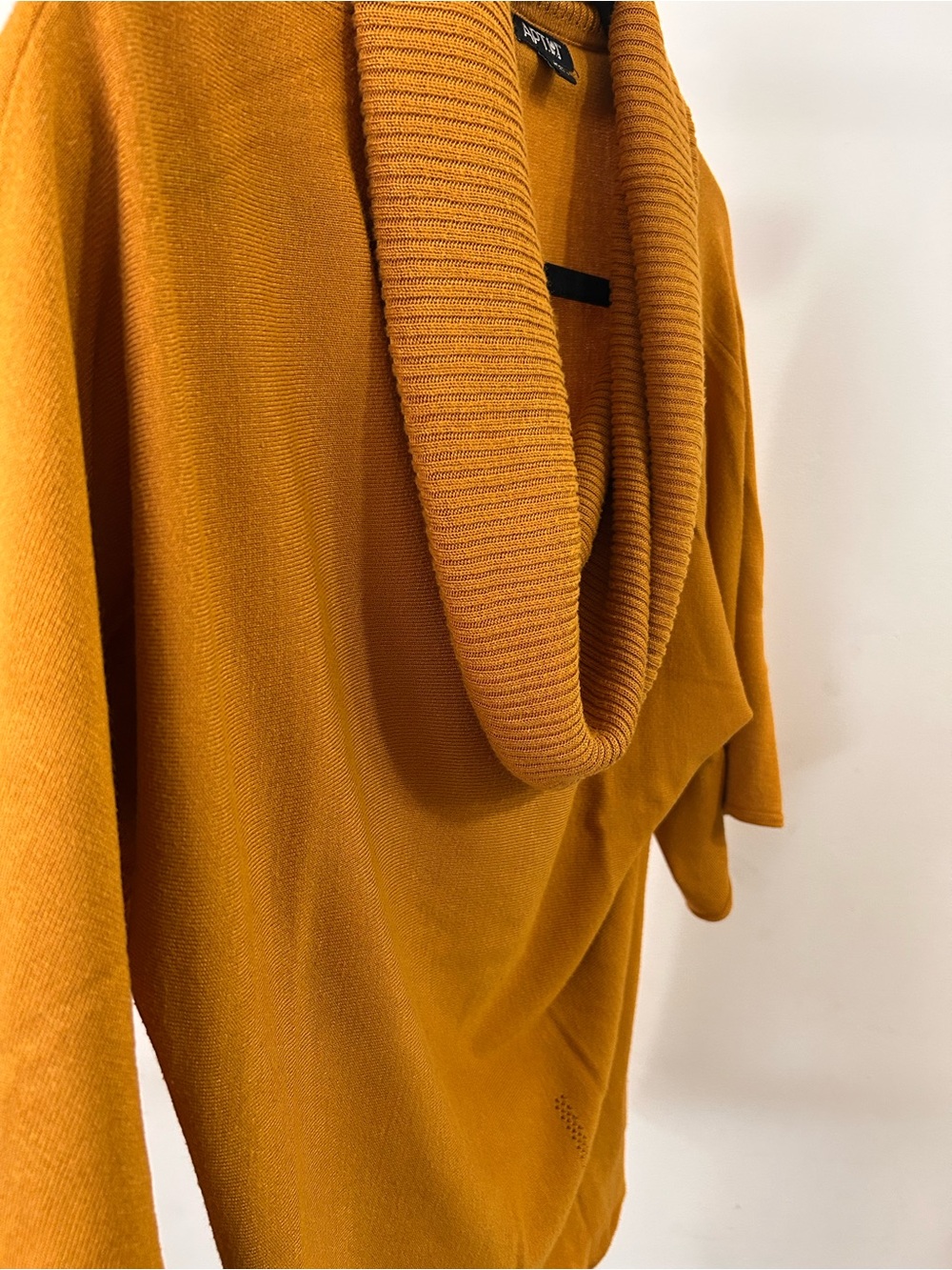 Apt. 9 Women's Cowl Neck Sweater in Mustard - Picture 6 of 7